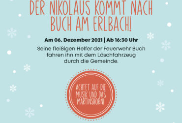 Der Nikolaus kommt nach Buch a.E.